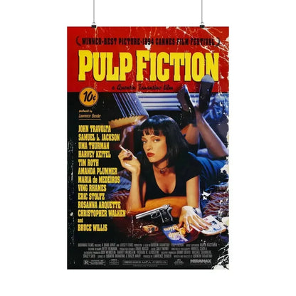 PULP FICTION (2) 1994 - Paper Movie Poster 24″ x 36″ Matte - The Sticker Space