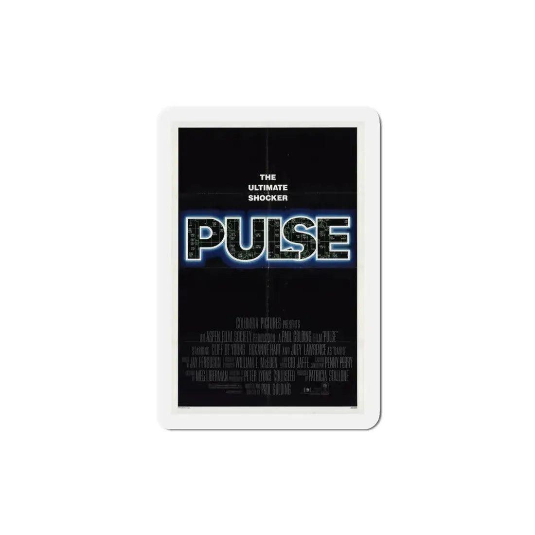Pulse 1988 Movie Poster Refrigerator Magnet 4 Inch - The Sticker Space