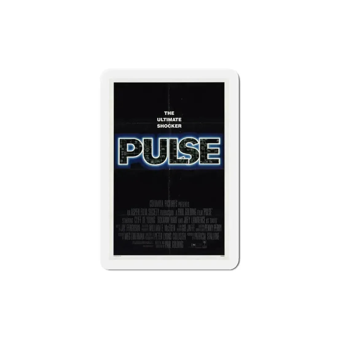 Pulse 1988 Movie Poster Refrigerator Magnet 5 Inch - The Sticker Space