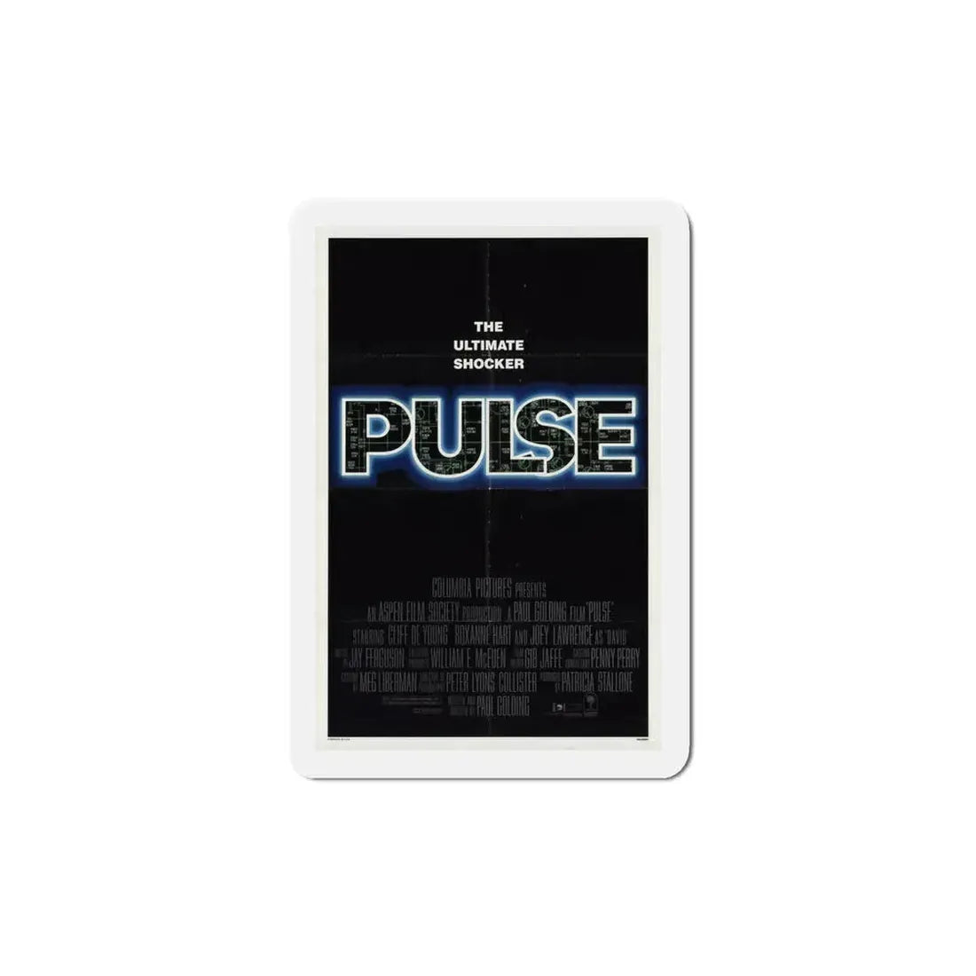 Pulse 1988 Movie Poster Refrigerator Magnet 5 Inch - The Sticker Space