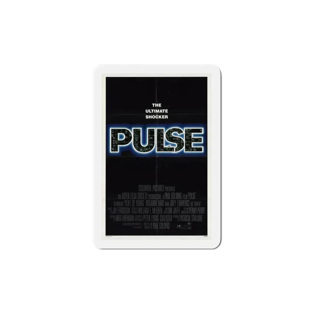 Pulse 1988 Movie Poster Refrigerator Magnet 6 Inch - The Sticker Space