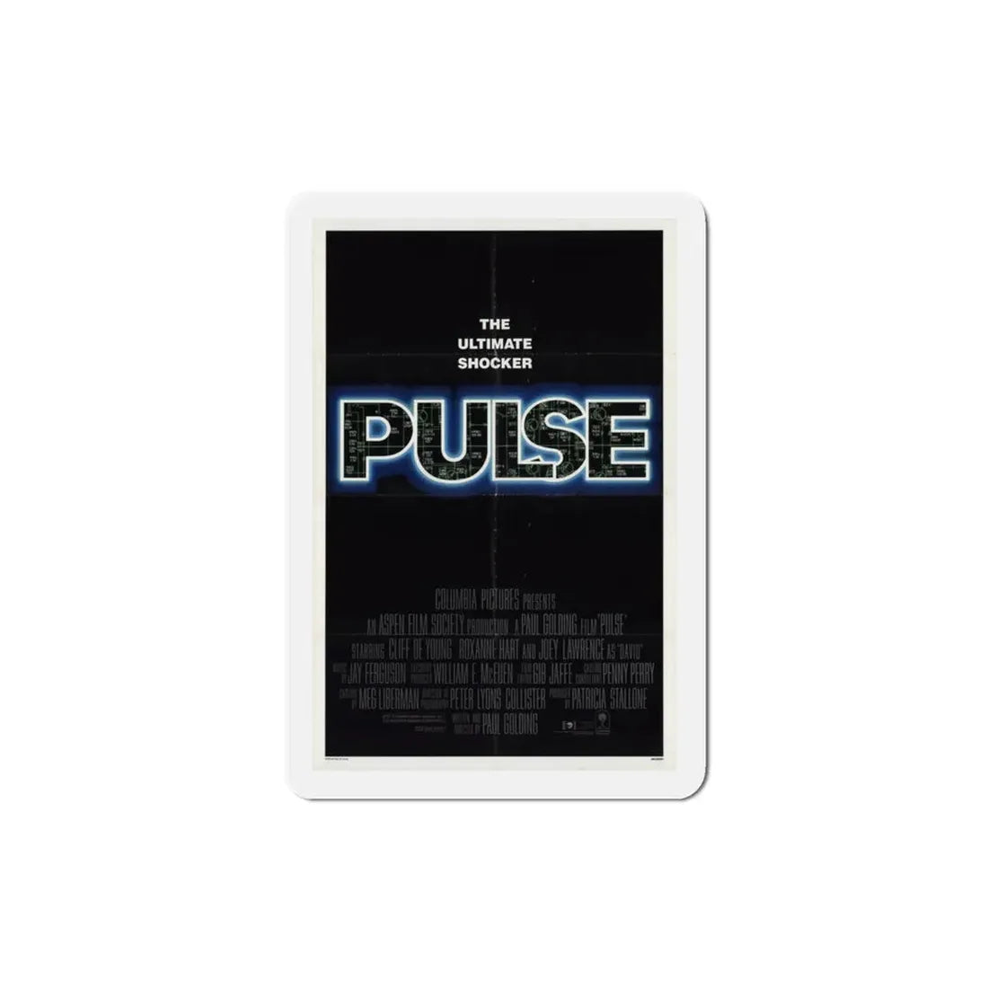 Pulse 1988 Movie Poster Refrigerator Magnet - The Sticker Space
