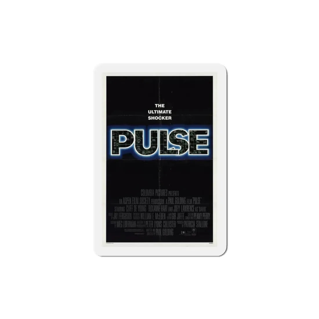 Pulse 1988 Movie Poster Refrigerator Magnet - The Sticker Space