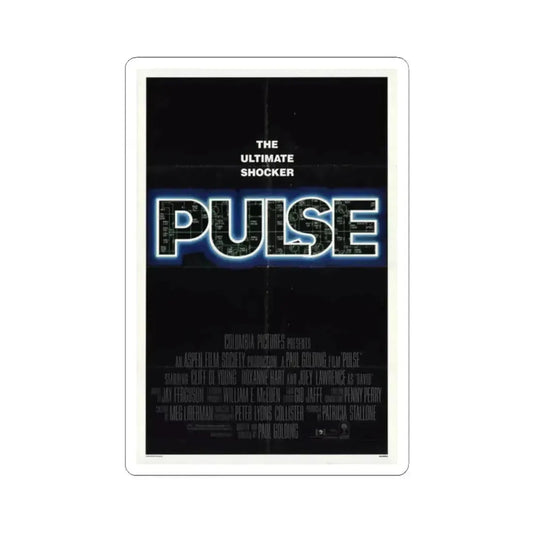 Pulse 1988 Movie Poster - STICKER Vinyl Kiss-Cut Decal 2 Inch White - The Sticker Space