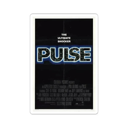 Pulse 1988 Movie Poster - STICKER Vinyl Kiss-Cut Decal 6 Inch White - The Sticker Space