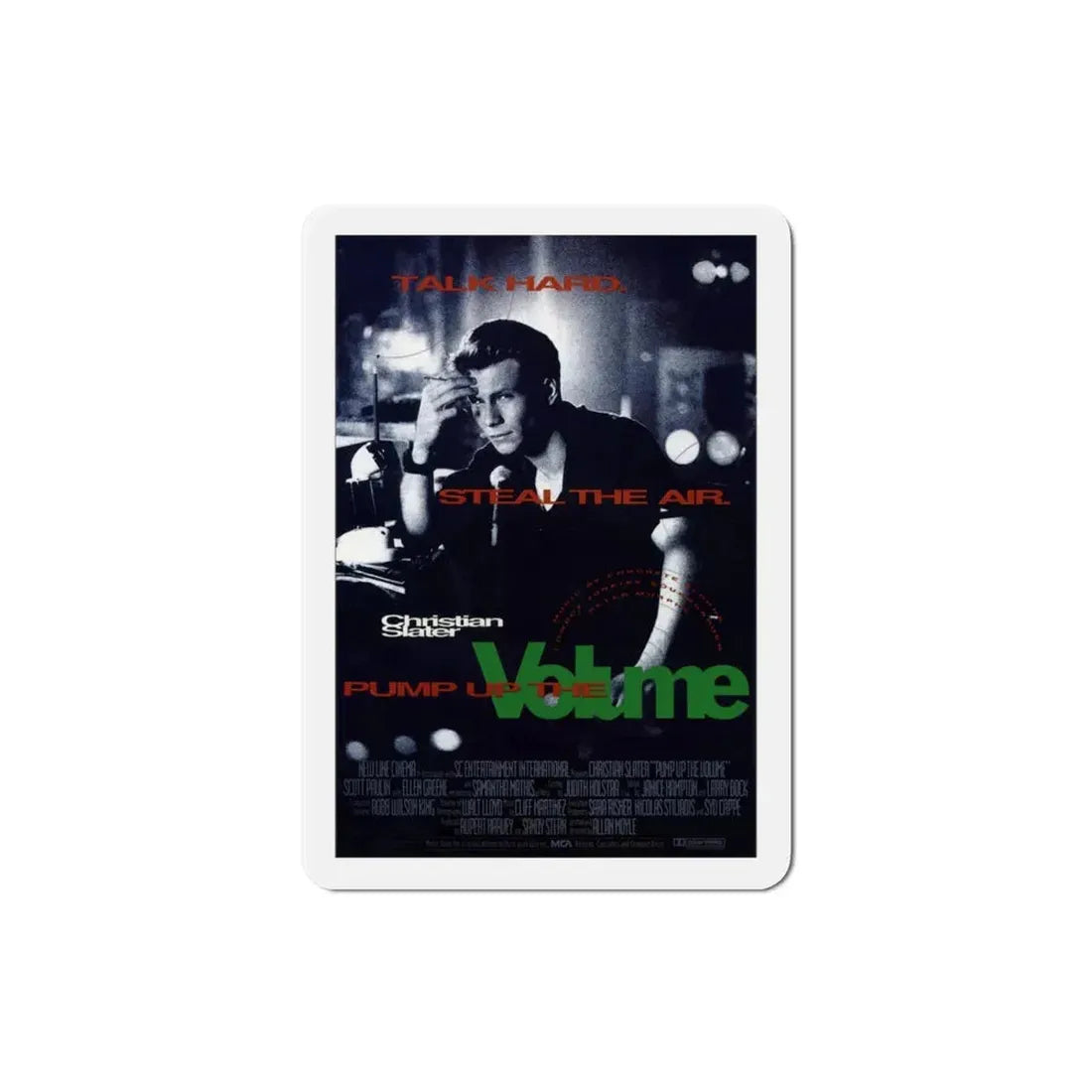 Pump Up the Volume 1990 Movie Poster Refrigerator Magnet 3 Inch - The Sticker Space