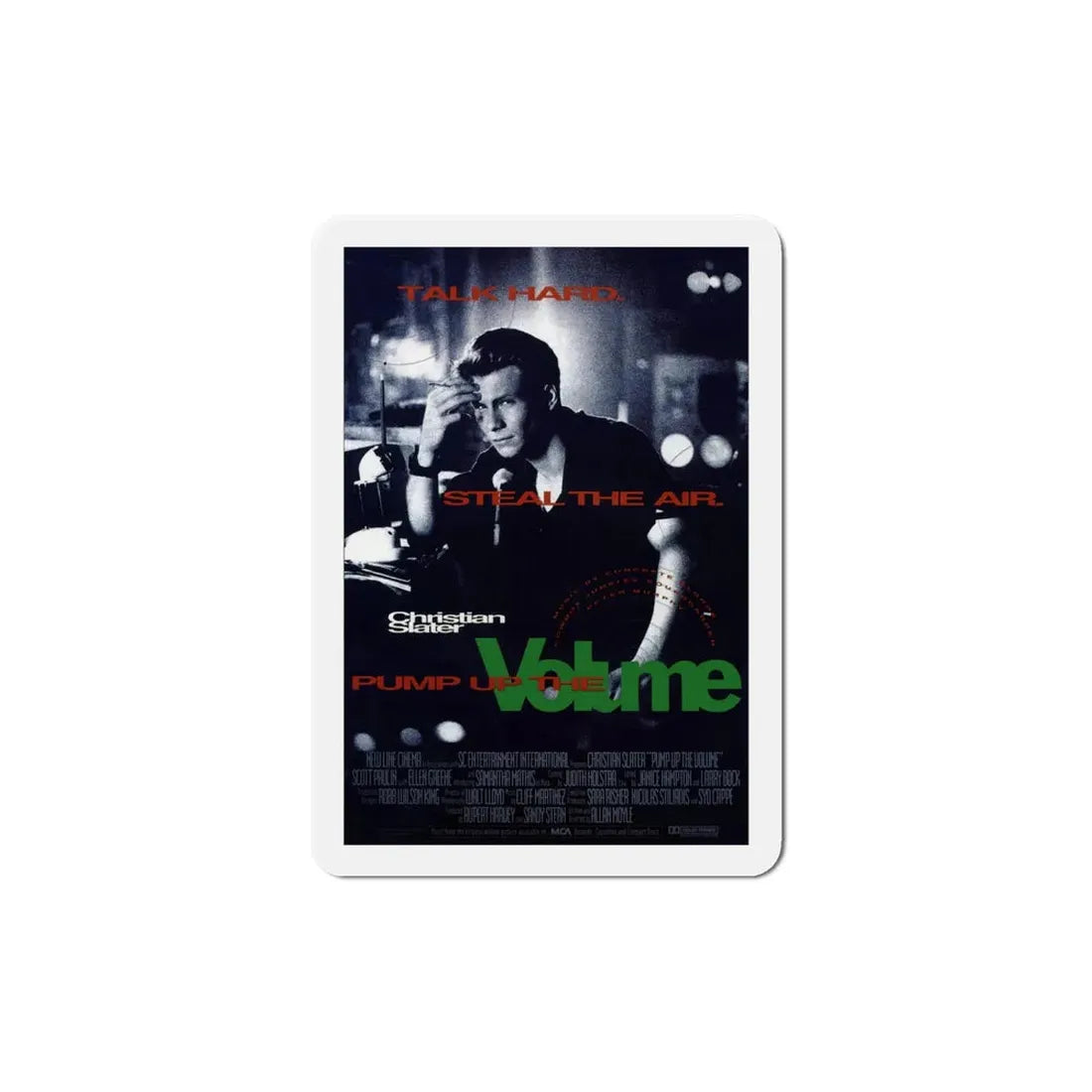 Pump Up the Volume 1990 Movie Poster Refrigerator Magnet - The Sticker Space