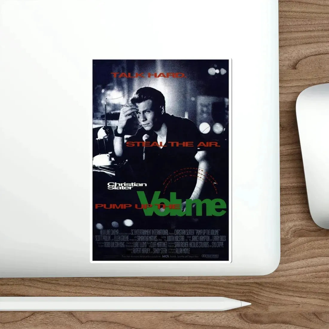 Pump Up the Volume 1990 Movie Poster STICKER Vinyl Die-Cut Decal - The Sticker Space