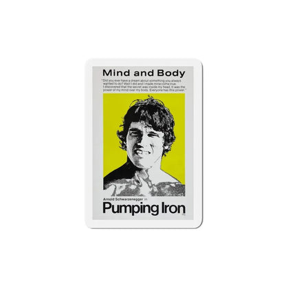 Pumping Iron 1977 2 Movie Poster Refrigerator Magnet 5 Inch - The Sticker Space