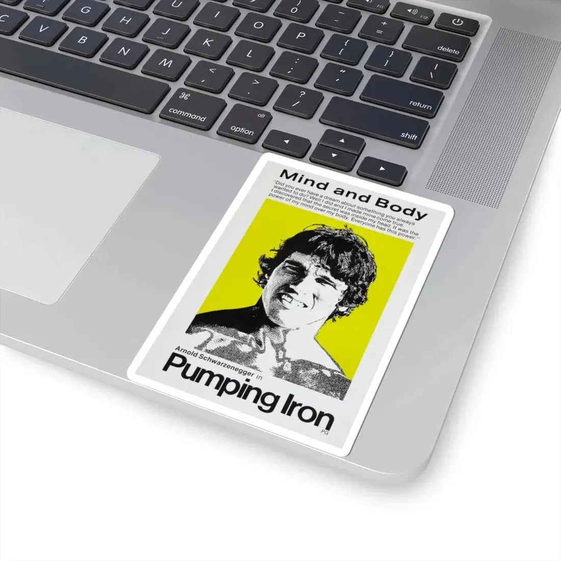 Pumping Iron 1977 2 Movie Poster - STICKER Vinyl Kiss-Cut Decal - The Sticker Space