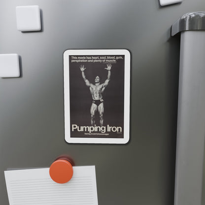 Pumping Iron 1977 Movie Poster Die-Cut Magnet-The Sticker Space