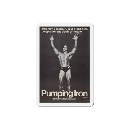 Pumping Iron 1977 Movie Poster Refrigerator Magnet 2 Inch - The Sticker Space
