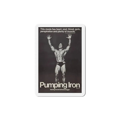 Pumping Iron 1977 Movie Poster Refrigerator Magnet 4 Inch - The Sticker Space