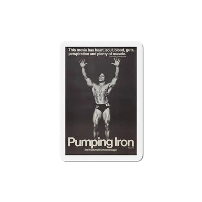 Pumping Iron 1977 Movie Poster Refrigerator Magnet 5 Inch - The Sticker Space