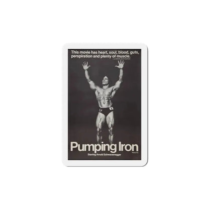 Pumping Iron 1977 Movie Poster Refrigerator Magnet 6 Inch - The Sticker Space