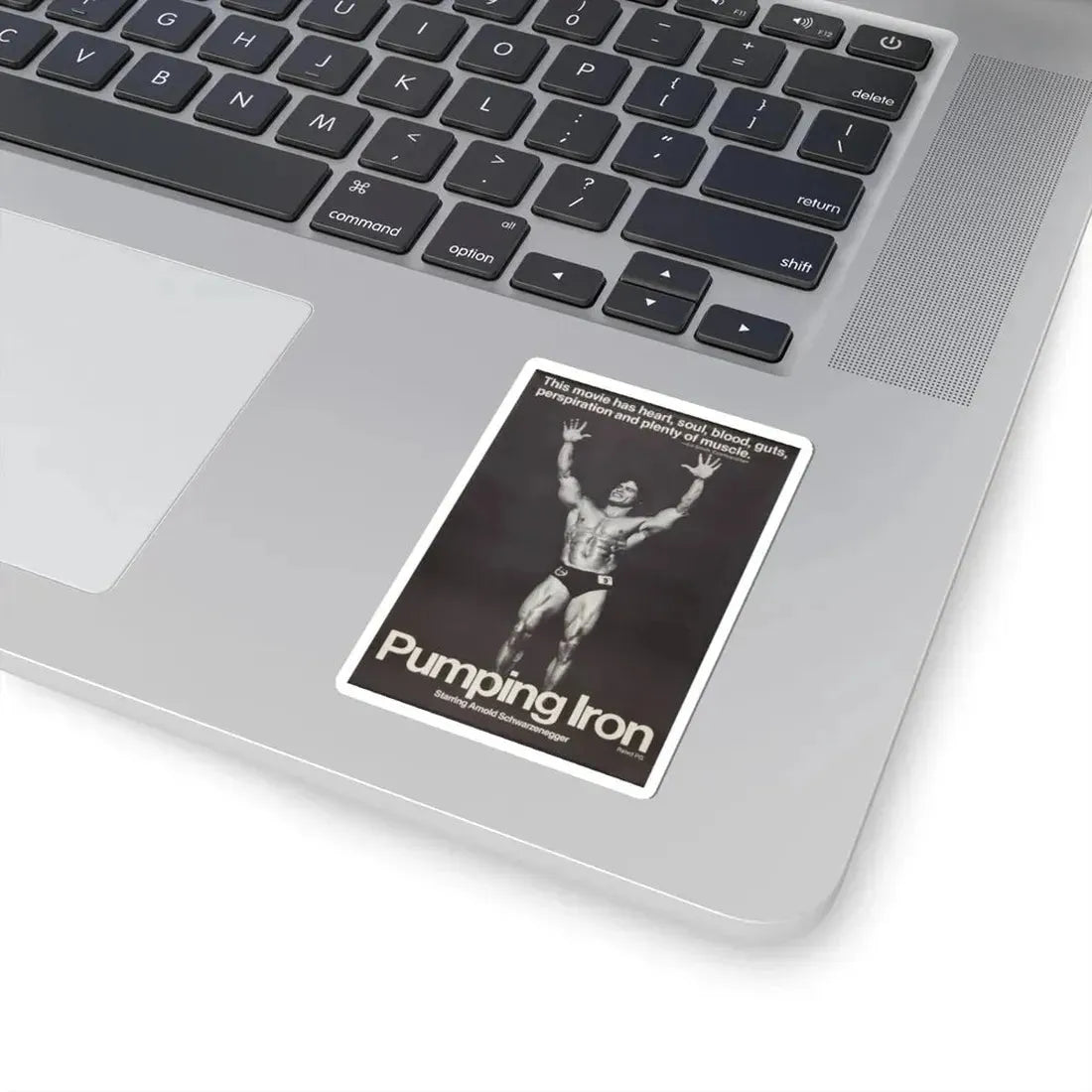 Pumping Iron 1977 Movie Poster - STICKER Vinyl Kiss-Cut Decal - The Sticker Space