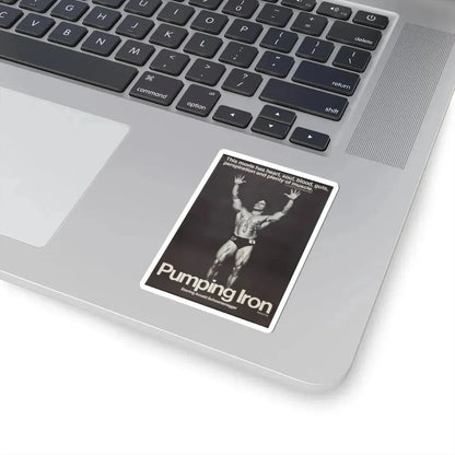 Pumping Iron 1977 Movie Poster - STICKER Vinyl Kiss-Cut Decal - The Sticker Space