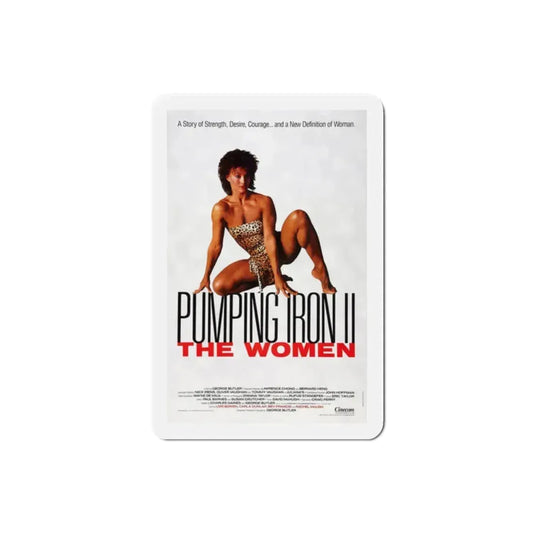 Pumping Iron II The Women 1985 Movie Poster Refrigerator Magnet 2 Inch - The Sticker Space