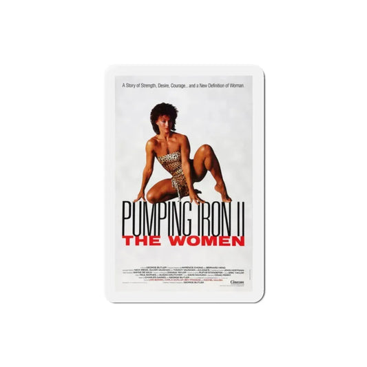 Pumping Iron II The Women 1985 Movie Poster Refrigerator Magnet 2 Inch - The Sticker Space