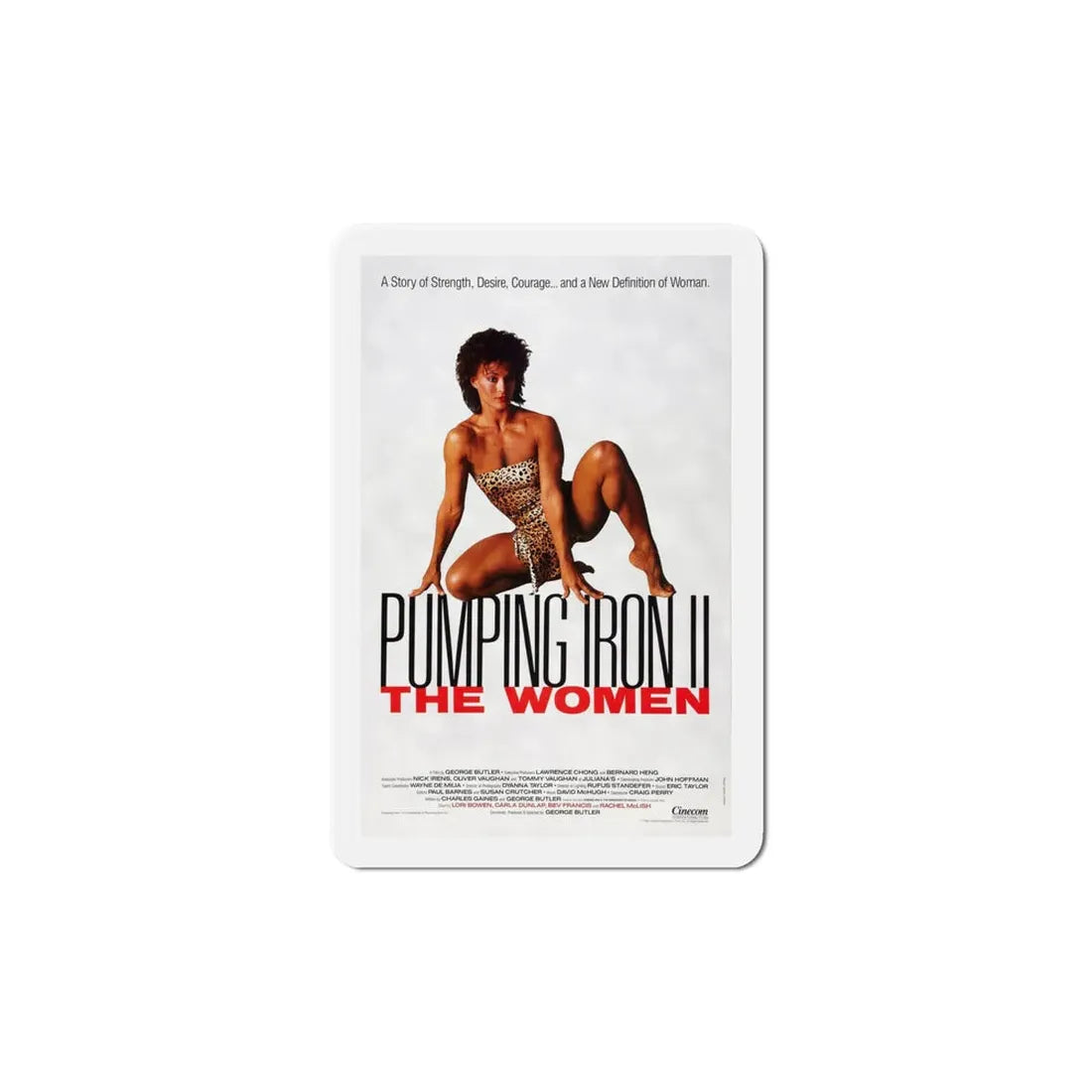 Pumping Iron II The Women 1985 Movie Poster Refrigerator Magnet - The Sticker Space