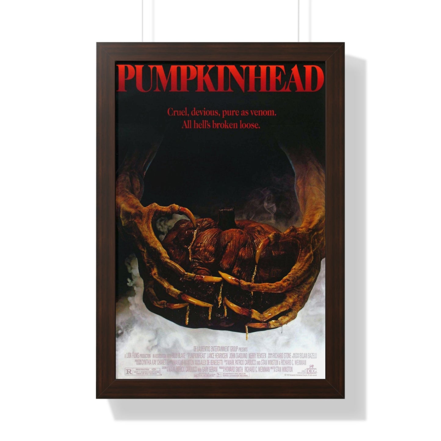 PUMPKINHEAD 1988 - Framed Movie Poster-16″ x 24″-The Sticker Space