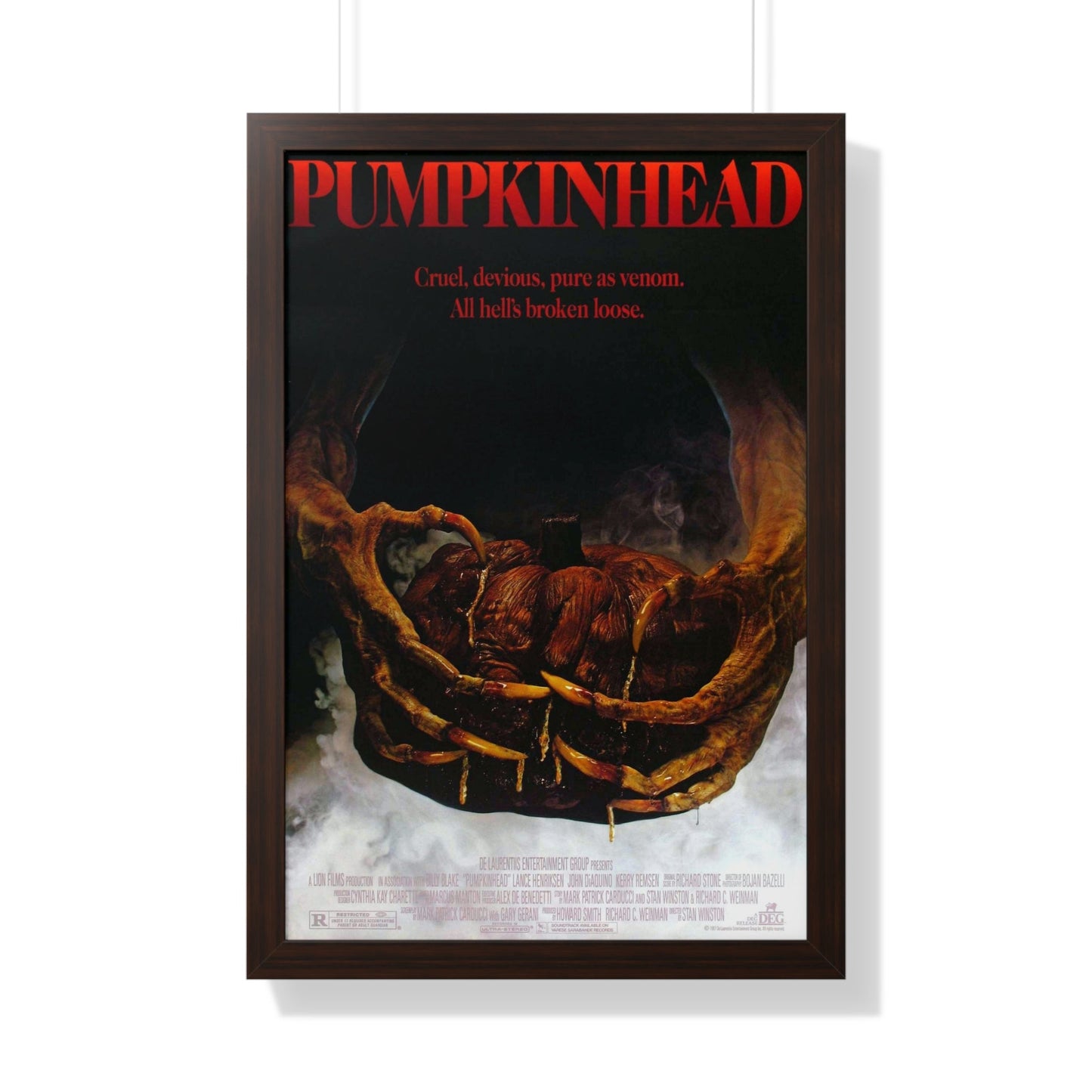 PUMPKINHEAD 1988 - Framed Movie Poster-20" x 30"-The Sticker Space