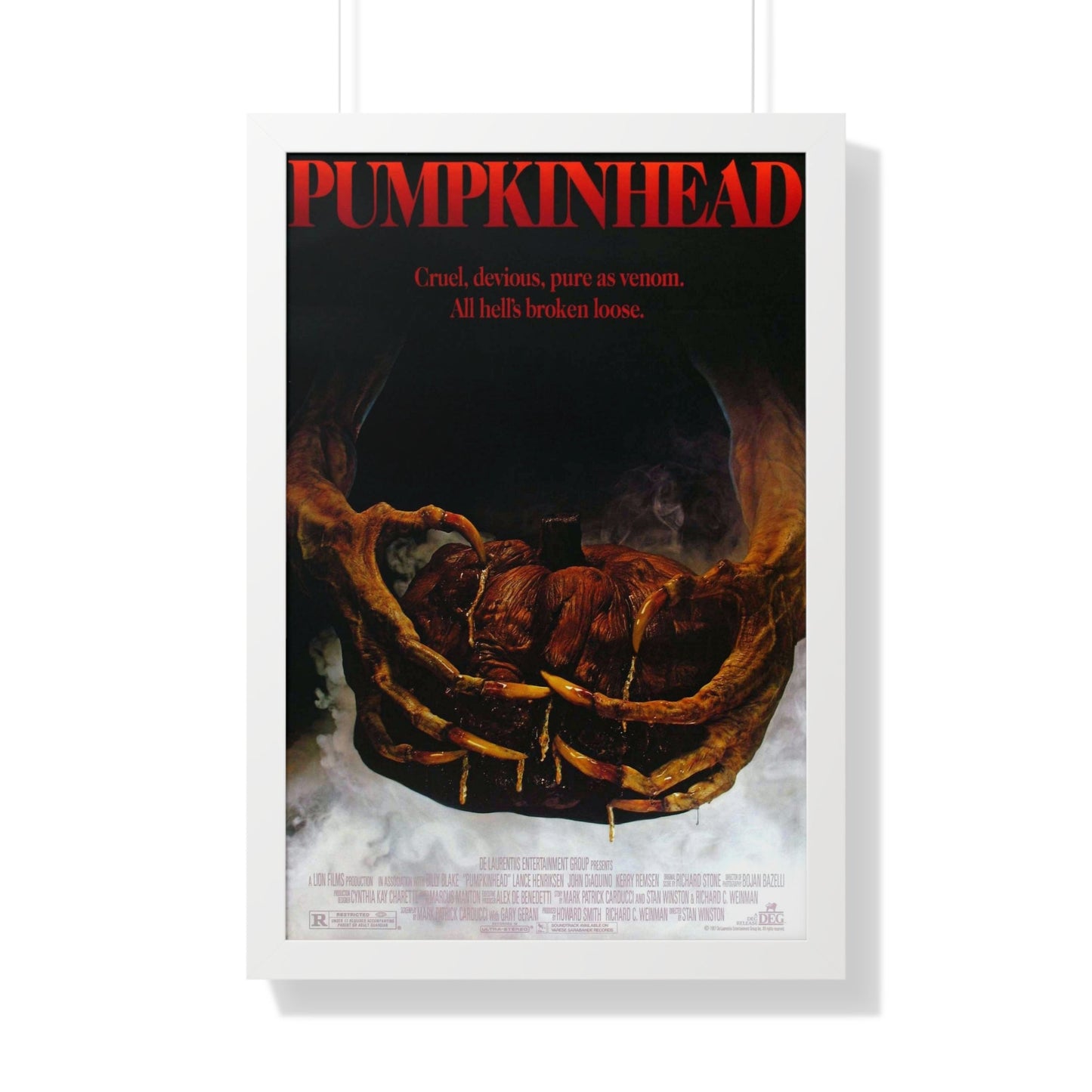 PUMPKINHEAD 1988 - Framed Movie Poster-20" x 30"-The Sticker Space