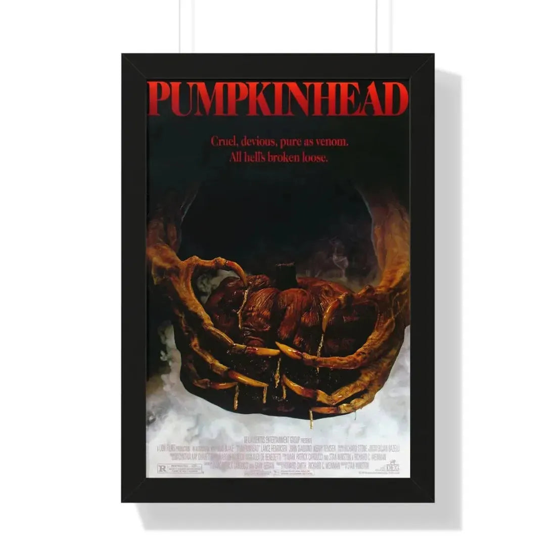 PUMPKINHEAD 1988 - Framed Movie Poster - The Sticker Space