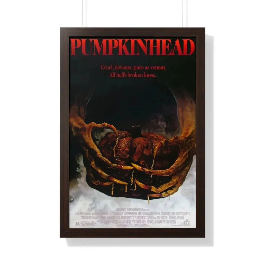 PUMPKINHEAD 1988 - Framed Movie Poster - The Sticker Space