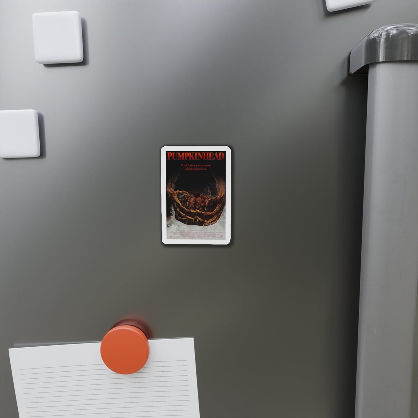 Pumpkinhead 1988 Movie Poster Die-Cut Magnet-The Sticker Space