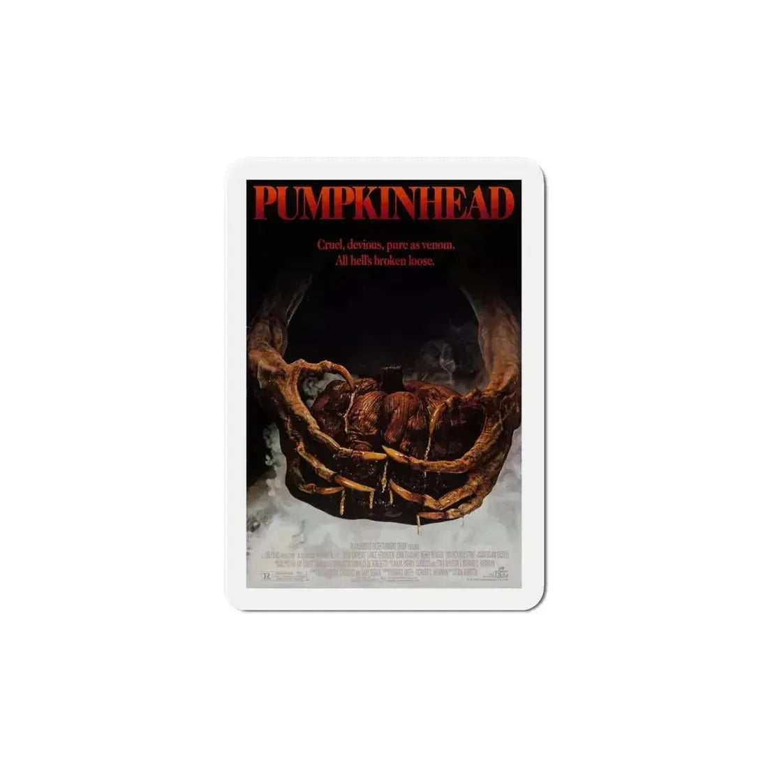 Pumpkinhead 1988 Movie Poster Refrigerator Magnet 6 Inch - The Sticker Space
