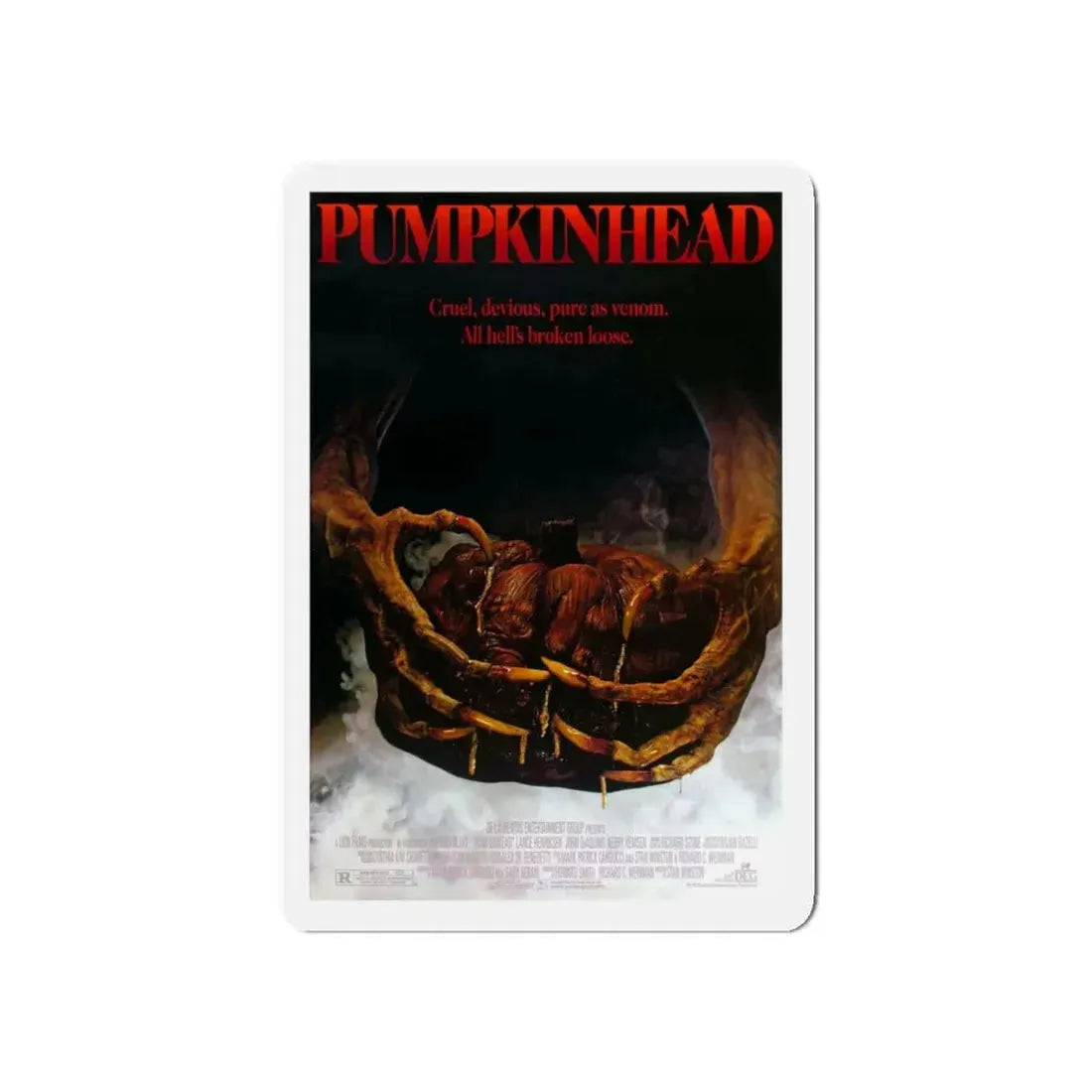 PUMPKINHEAD 1988 Movie Poster - Refrigerator Magnet - The Sticker Space