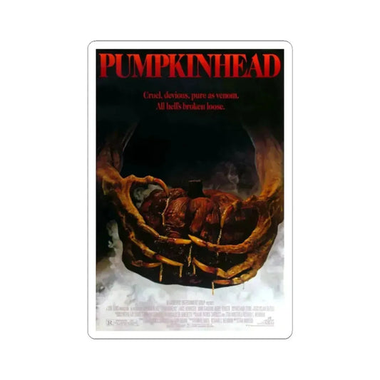 PUMPKINHEAD 1988 Movie Poster - STICKER Vinyl Kiss-Cut Decal 2 Inch White - The Sticker Space