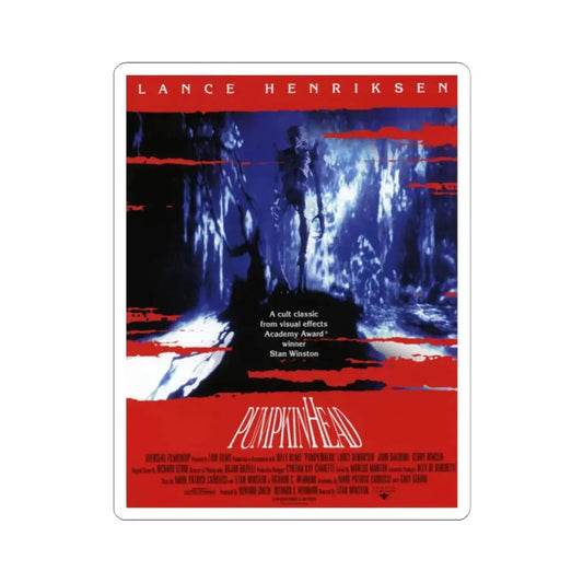 PUMPKINHEAD (2) 1988 Movie Poster - STICKER Vinyl Kiss-Cut Decal 2 Inch White - The Sticker Space