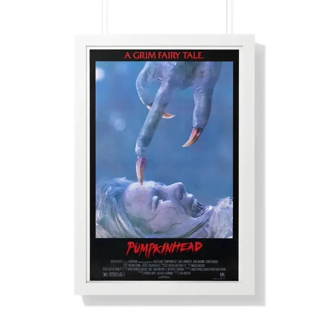 PUMPKINHEAD (3) 1988 - Framed Movie Poster 20" x 30" White - The Sticker Space