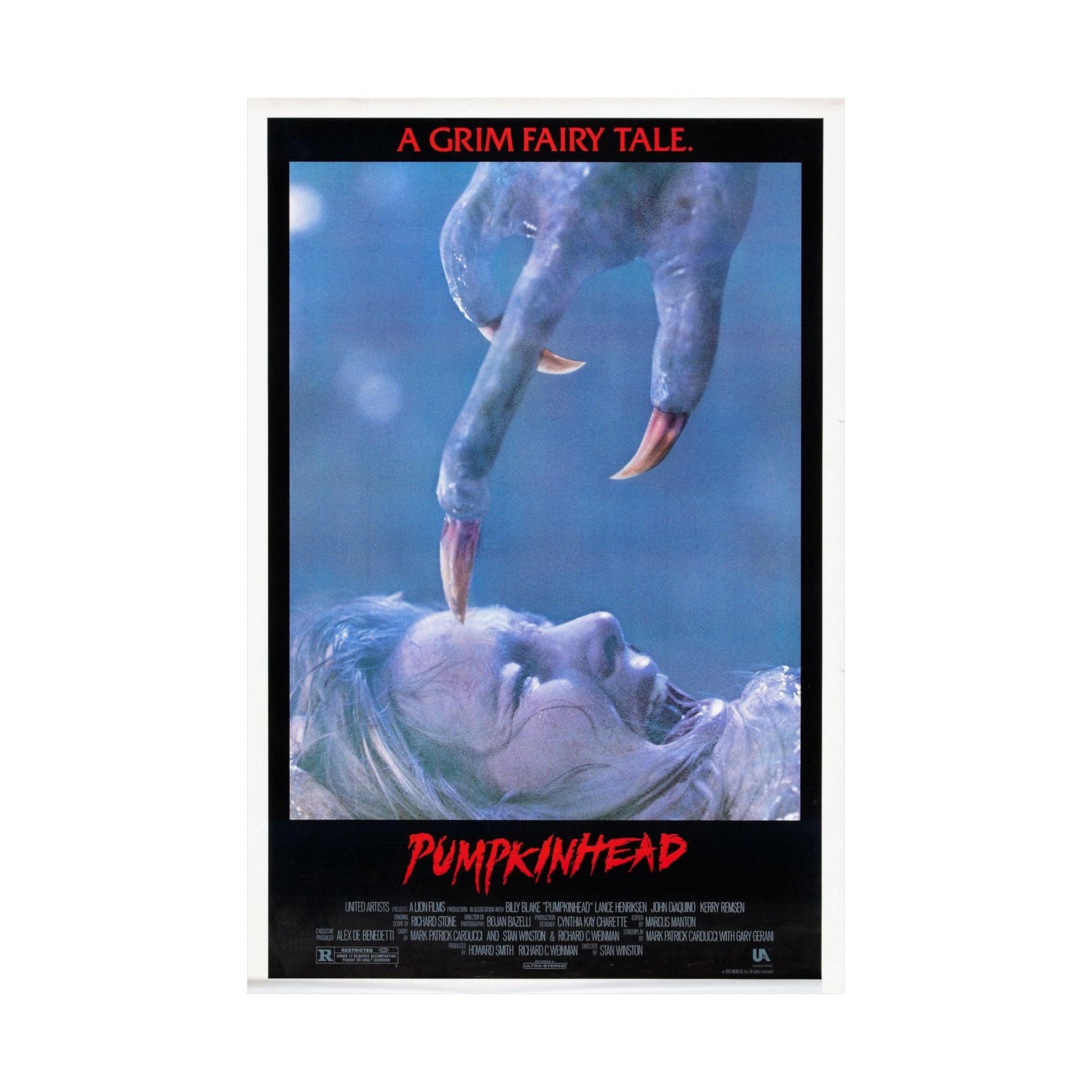 PUMPKINHEAD (3) 1988 - Paper Movie Poster-The Sticker Space