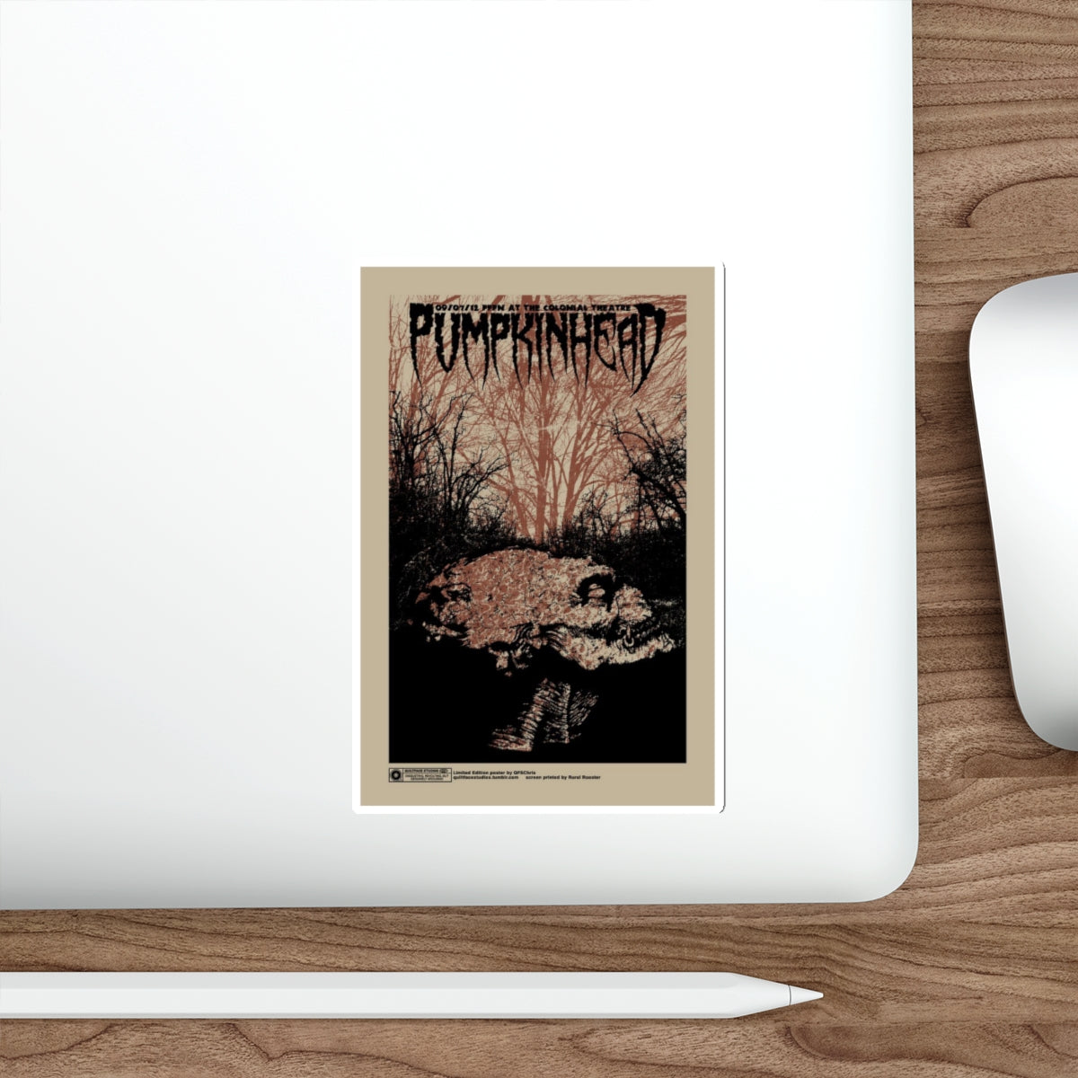 PUMPKINHEAD (RERELEASE) 1988 Movie Poster STICKER Vinyl Die-Cut Decal-The Sticker Space