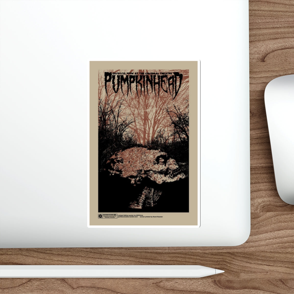 PUMPKINHEAD (RERELEASE) 1988 Movie Poster STICKER Vinyl Die-Cut Decal-The Sticker Space