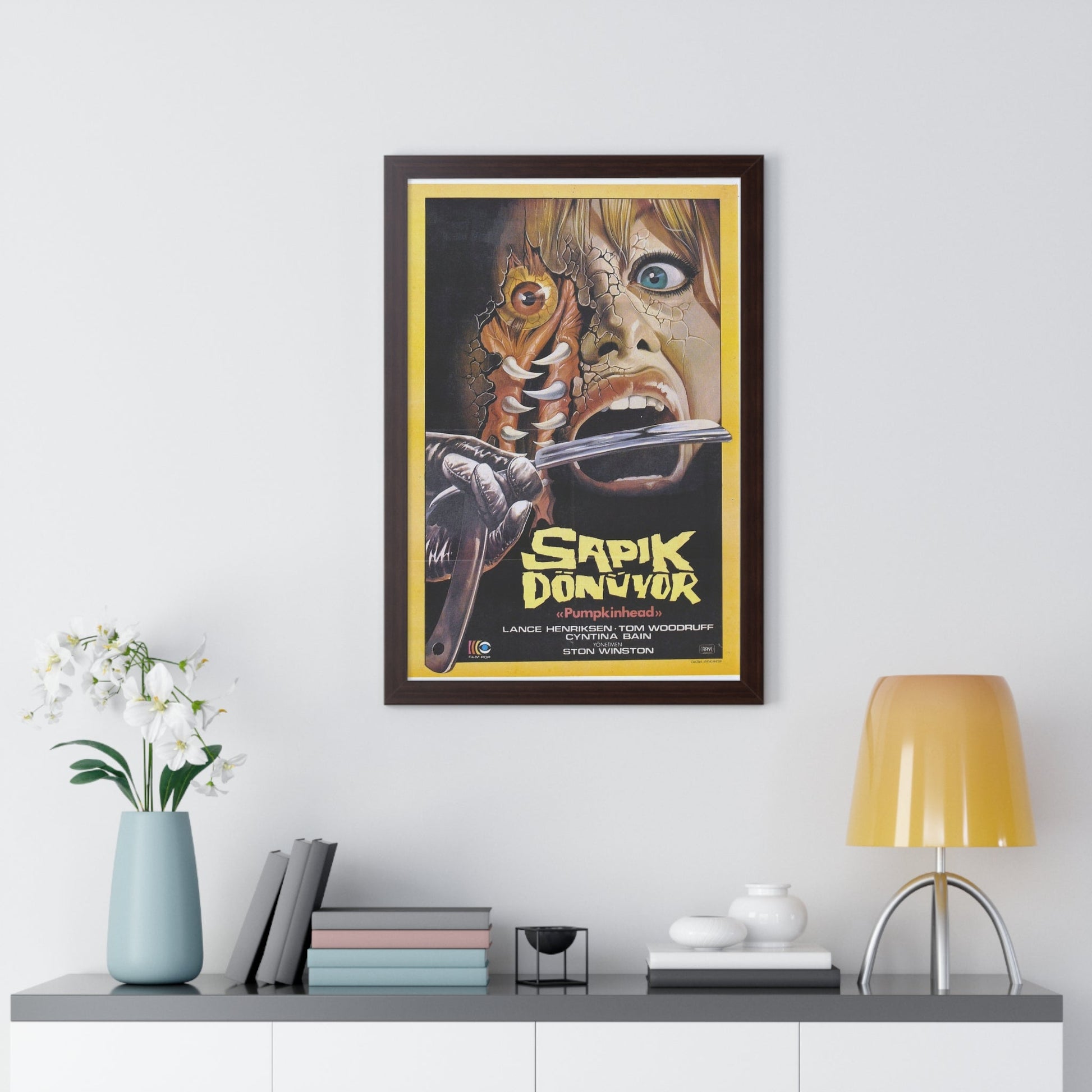 PUMPKINHEAD (TURKISH) 1988 - Framed Movie Poster-The Sticker Space