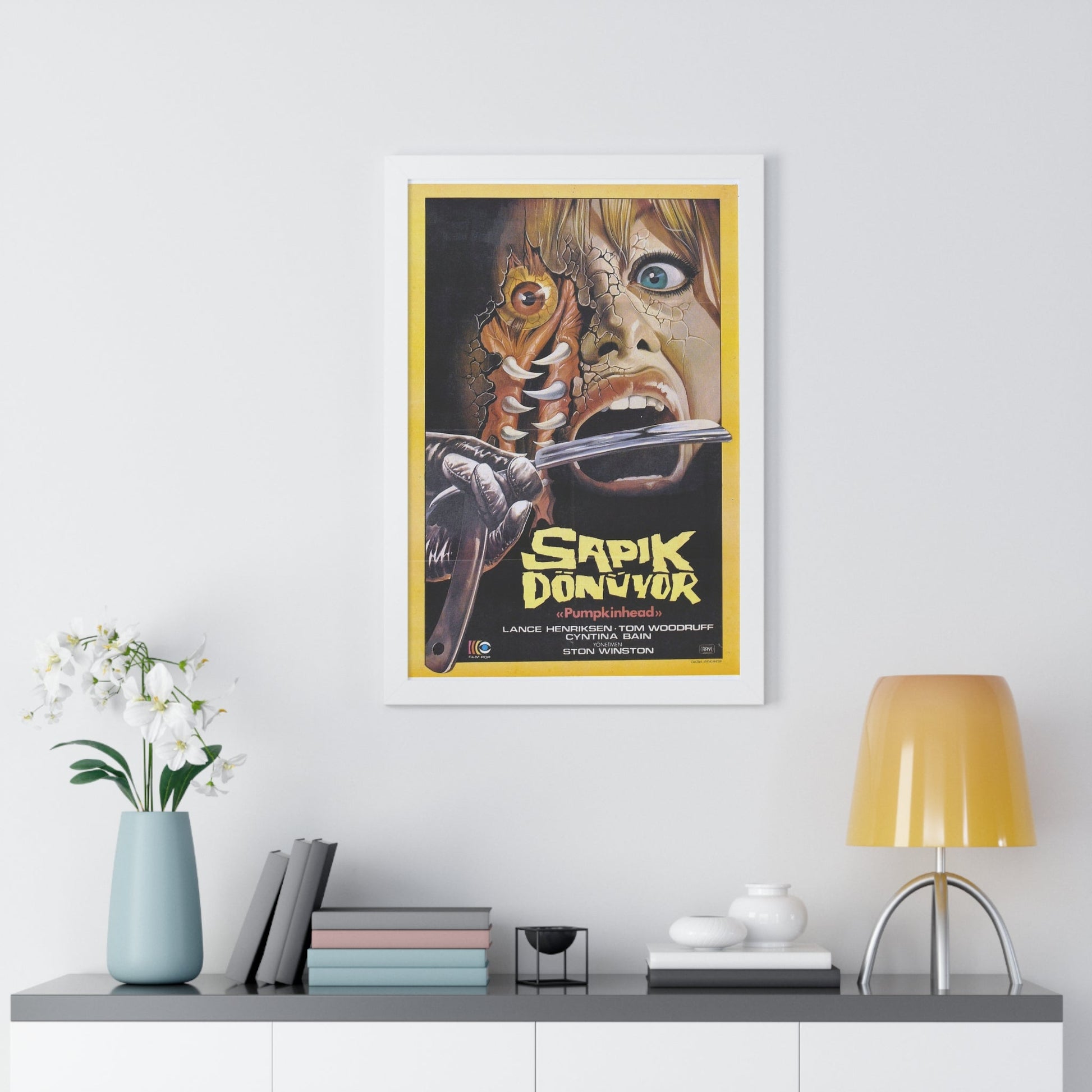 PUMPKINHEAD (TURKISH) 1988 - Framed Movie Poster-The Sticker Space