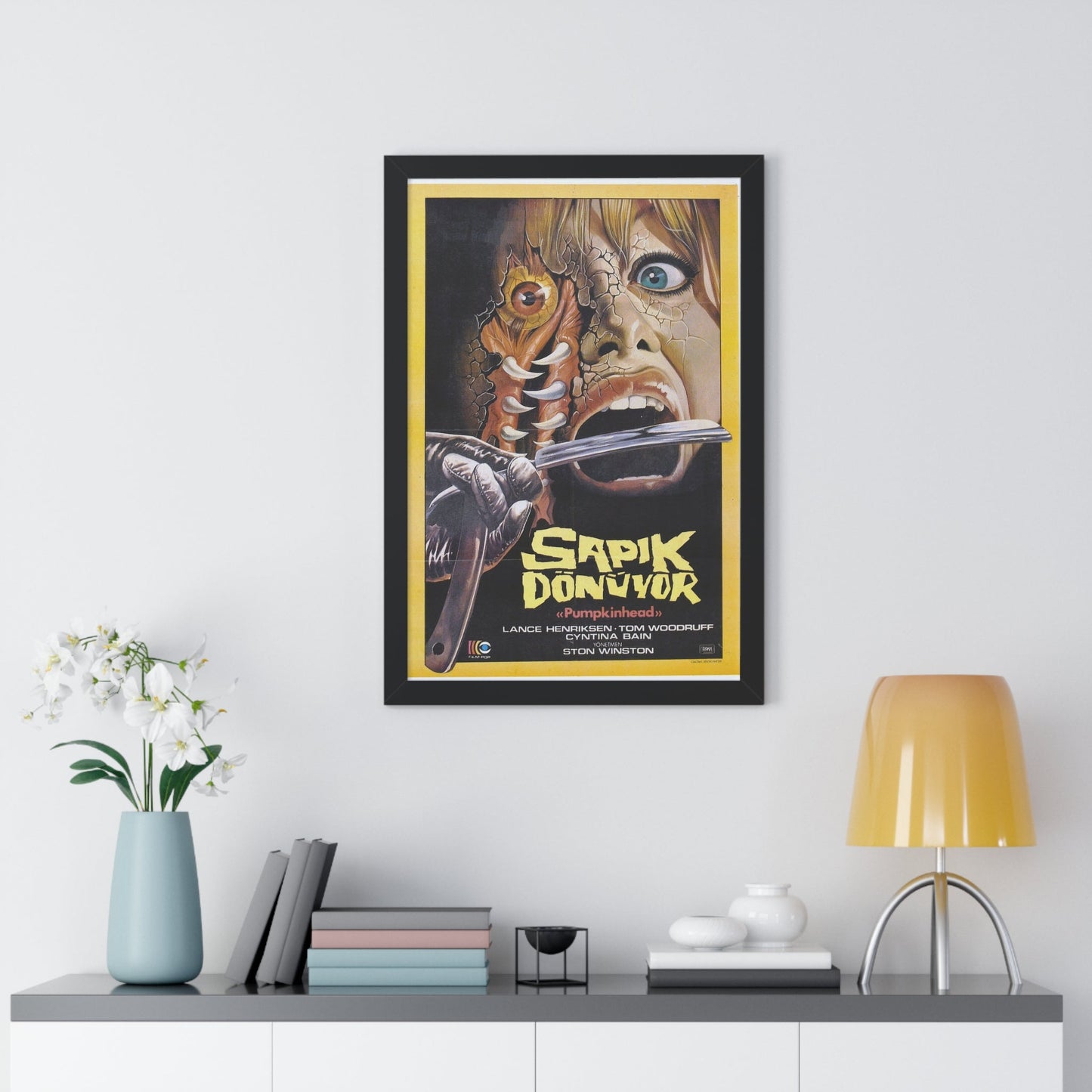 PUMPKINHEAD (TURKISH) 1988 - Framed Movie Poster-The Sticker Space