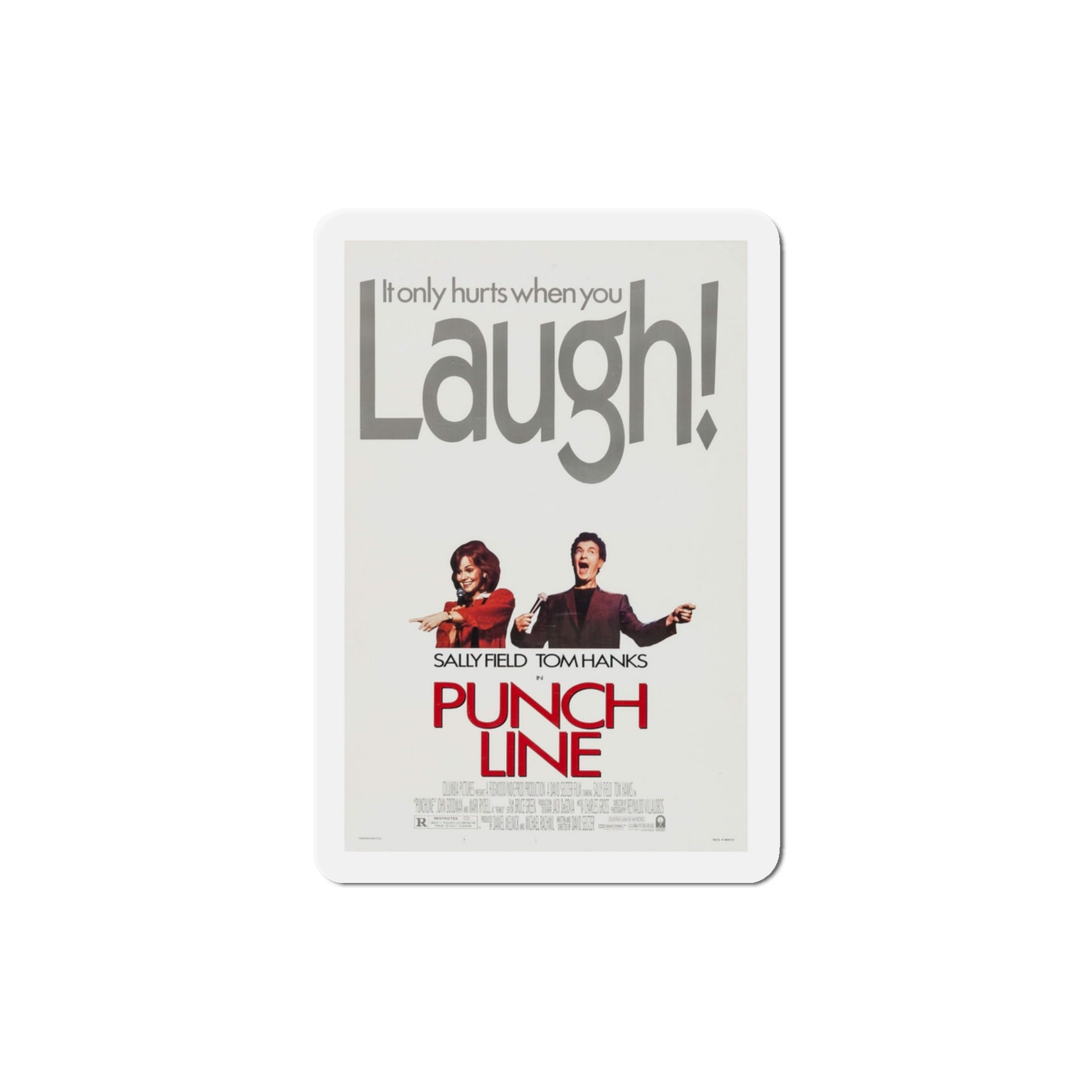 Punchline 1988 Movie Poster Die-Cut Magnet-3" x 3"-The Sticker Space