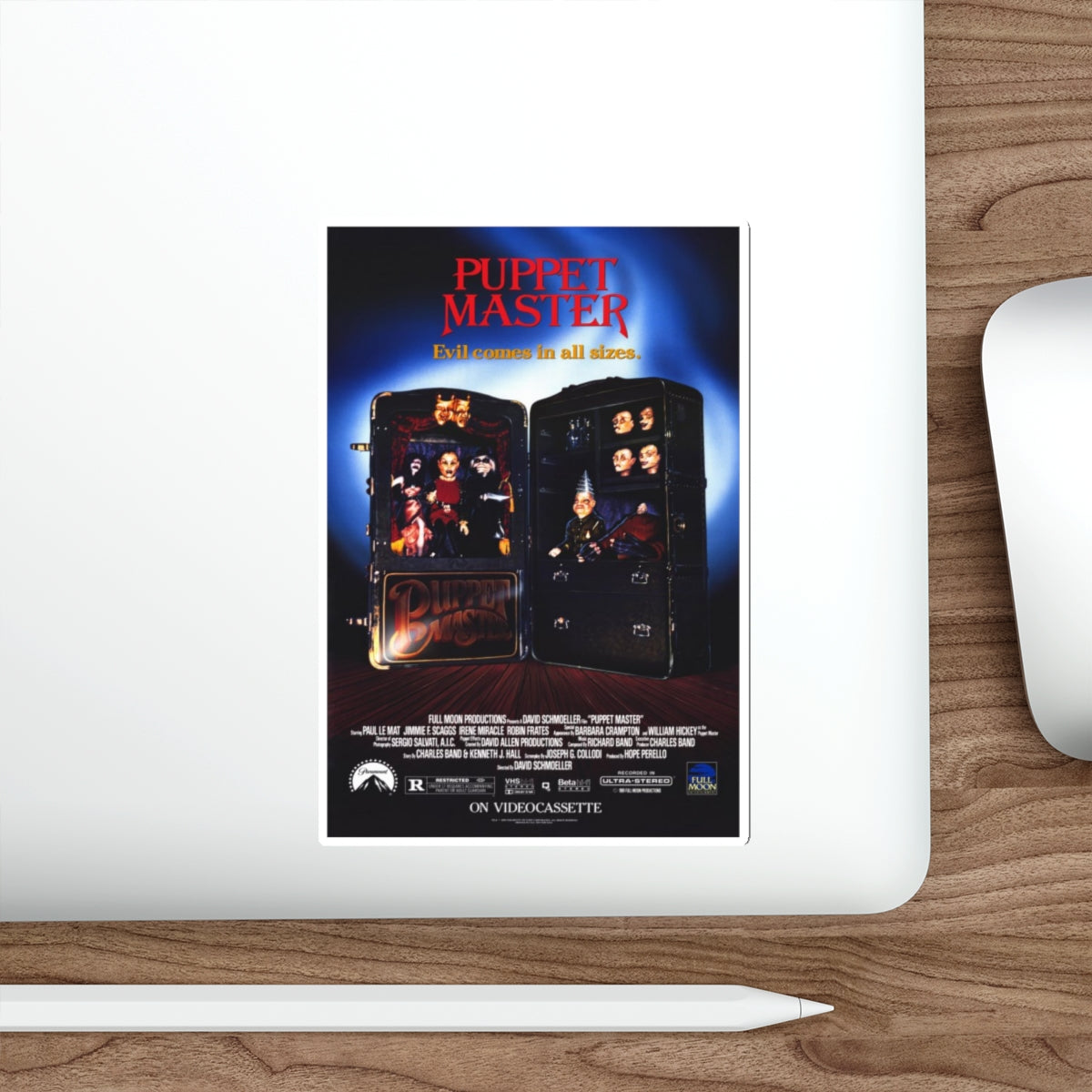 PUPPET MASTER 1989 Movie Poster STICKER Vinyl Die-Cut Decal-The Sticker Space
