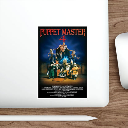PUPPET MASTER 4 (2) 1993 Movie Poster STICKER Vinyl Die-Cut Decal-The Sticker Space