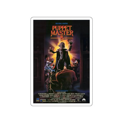 PUPPET MASTER 5 1994 Movie Poster STICKER Vinyl Die-Cut Decal - The Sticker Space