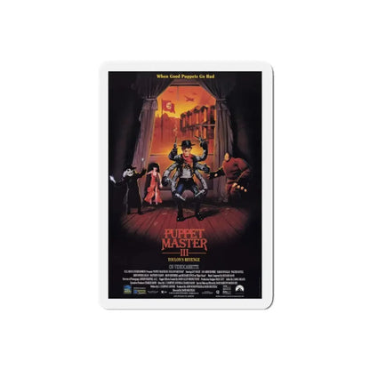 PUPPET MASTER III TOULON'S REVENGE 1991 Movie Poster - Refrigerator Magnet - The Sticker Space