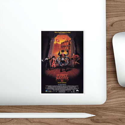 PUPPET MASTER III TOULON'S REVENGE 1991 Movie Poster STICKER Vinyl Die-Cut Decal-The Sticker Space