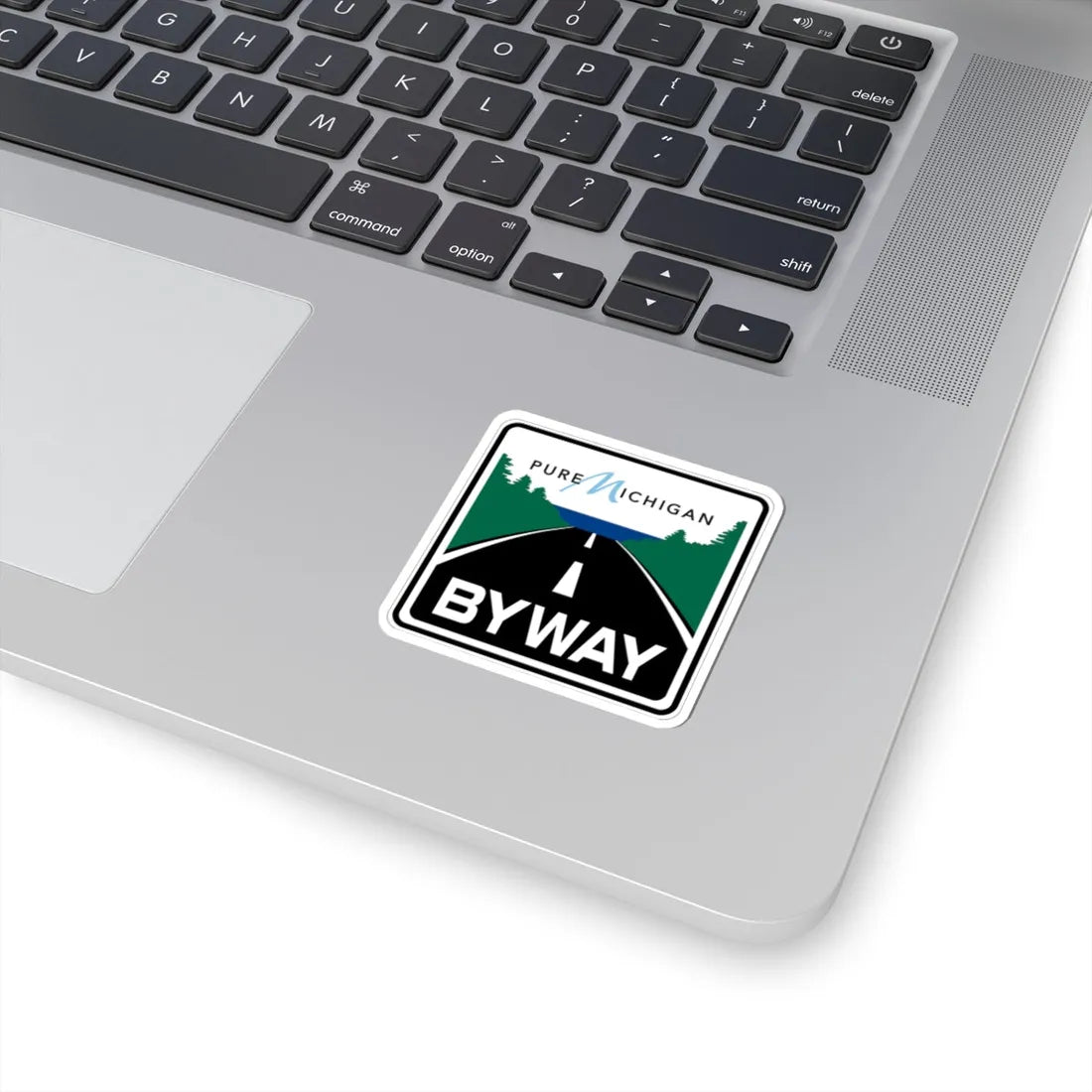 Pure Michigan Byway (Michigan) (Road Sign) STICKER Vinyl Kiss-Cut Decal - The Sticker Space