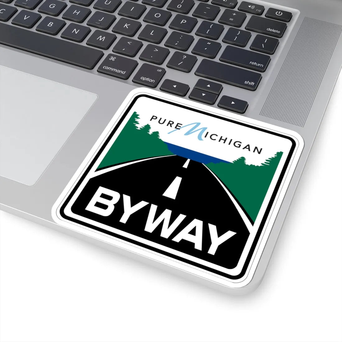Pure Michigan Byway (Michigan) (Road Sign) STICKER Vinyl Kiss-Cut Decal - The Sticker Space