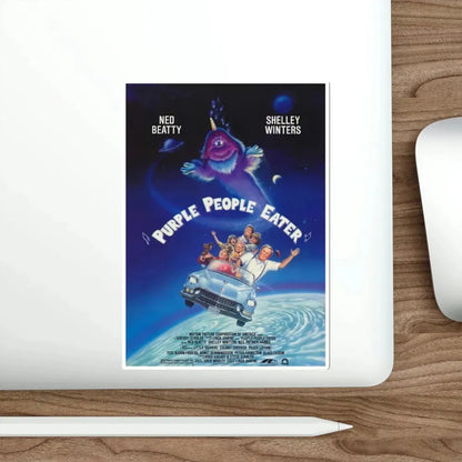 Purple People Eater 1988 Movie Poster STICKER Vinyl Die-Cut Decal - The Sticker Space